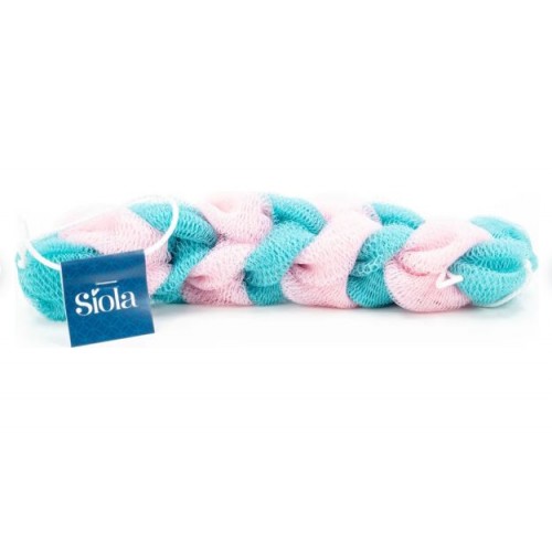 SIOLA Мочалка для тела косичка 9 звеньев 80гр